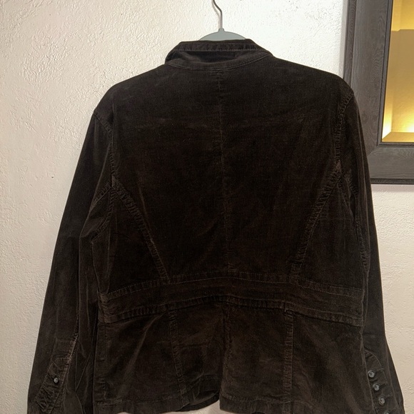a.n.a Dark Brown Corduroy Blazer - Picture 2 of 5